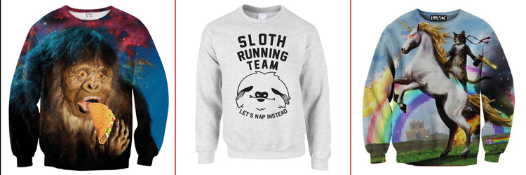 overdreven sweaters