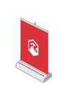 Rollup balie display