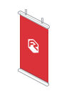 Posterrails met posters