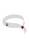 Textiel polsbandje rood