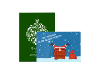 gevouwen kerstkaarten