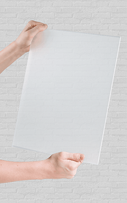 Helder frost plexiglas printen